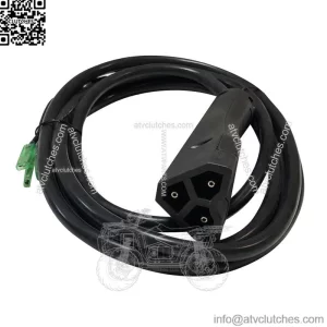Charger Plug DC Plug & Cord (133" long) Assembly 48V EZGO RXV TXT Golf Carts 08+