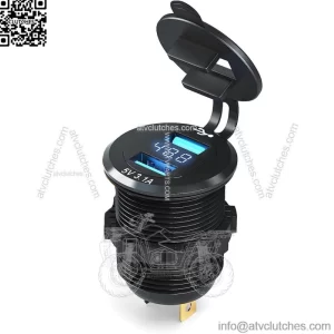 9-48V Golf Cart Voltage Meter with DualB 3.1 Charger for Yamaha Club Car EZGO