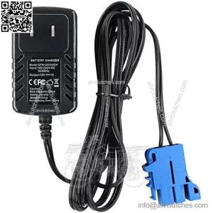 12V Battery Charger for Peg Perego, Ground Force Tractor John Deere Gator XUV Polaris Outlaw Citrus RZR 900 Powered Ride On Car Replacement Power (Model: SFN120100CH)