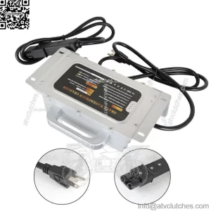 Golf Cart - 48 Volt 15 Amp Battery Charger -2 Pin Handle For Yamaha G19/G22