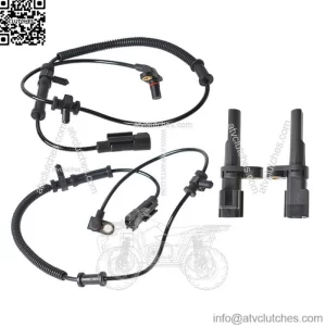 4X ABS Wheel Speed Sensor Front - Rear L&R for Dodge RAM 1500 PICKUP 2009-2012