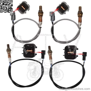 4pcs Oxygen Sensor 1 Sensor 2 Bank 1 Bank 2 for 04-11 Mitsubishi Endeavor V6-3.8