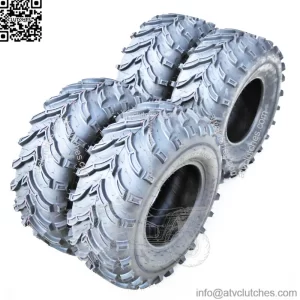 Set of 4 ATV UTV Mud Tires 2x 27x9-12 27x9x12 & 2x 27x11-12 27x11x12 6 Ply