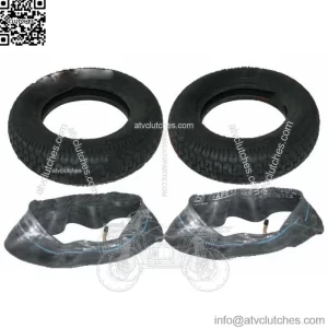 Front & Rear Rubber MRF Wheel Tyre Tire For Lambretta Vespa 3.5" X 10"