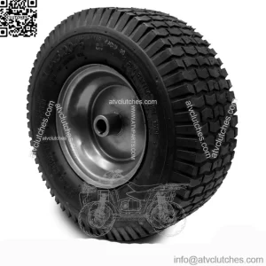 2PK 13x5.00-6 13x5.00x6 13x5x6 13x5-6 2PLY Turf Mower Tractor Tire w/ Gray Rim