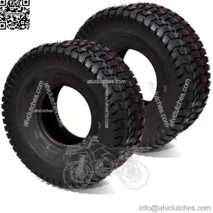2PK 15/6.00-6 15/6.00x6 4ply Tubeless Tires for Club Car EZGO Golf Cart & Mowers