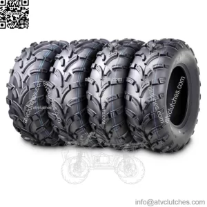 Set 4 of 24x8-12 24x10-11 ATV Tires for 04-17 Honda Fourtrax Rancher TRX400 420