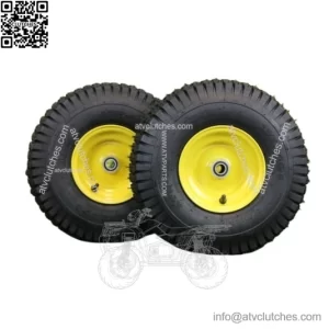 Tire & Wheel (Set of 2) 15x6.00-6 Tire and Wheel Assemblies, ATW-001