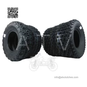 21x7-10 & 20x10-9 ATV TIRE SET (4 pc.) Kawasaki KFX400 450R Suzuki LTZ400