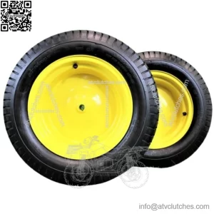 22x9.50-12 Tire & Wheel Assemblies - Set of Two - ATV/Lawn Tractor Upgrade