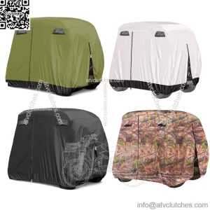 4 Passenger Golf Cart Cover for YAMAHA EZGO Club Car Cart Enclosure Waterproof