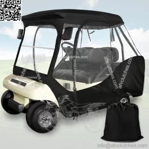 4 Passenger Golf Cart Driving Enclosure for Club Car DS, 420D (Short Roof 56")