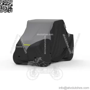 Weatherproof UTV Cover Compatible with 2014 John Deere Gator Tx 4x2 - Outdoor & Indoor - Water, Snow, Sun - Built-in Securing Straps - Includes Free Storage Bag