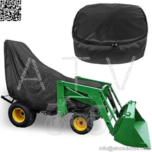 LP95637 Classic Accessories Tractor Cover for John Deere Compact Utility Tractors 2320, 2520, 2720, 3120, 3320, 3520, 3720, 3203, 4105 Series | All-Season Protection, Oxford 300D Fabric, Waterproof, Weatherproof