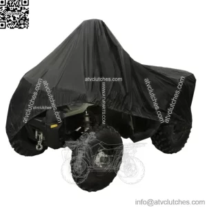 ATV Cover for Honda Yamaha fits Suzuki Polaris Black ATV Cover