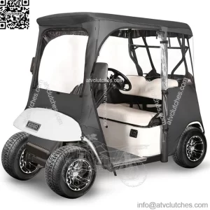 Golf Cart Enclosure for EZGO TXT RXV 2 Passenger, 600D Golf Cart Driving Cover