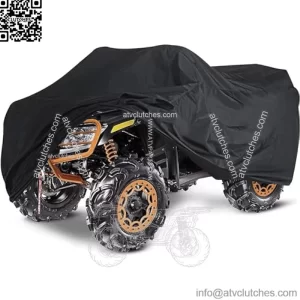 ATV Cover Waterproof Heavy Duty All Weather, Quad 4 Wheeler Cover Sun Rain Snow Protection, Fits for Honda, Yamaha, Polaris, Suzuki, Kawasaki, Can-Am Arctic Cat, XXXL (100x43x48 inch)