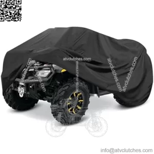 ATV Cover,ATV Covers Waterproof Outdoor Heavy Duty,Car Accessories All Weather Protection Wind and UV Protection Outdoor 4 Wheel Cover,Fits Most ATVs,Scooters,Motorcycles,Guads Up to 86'' Long