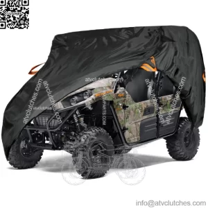 4x4 Utility Vehicle Cover Double Row Seats Storage Fits Kawasaki Teryx4 750 800 (For: Kawasaki Teryx4 800)