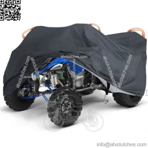 Waterproof ATV Cover Storage Sun Protection For Yamaha 350 660R 700 700R (For: More than one vehicle)