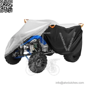 ATV Cover Waterproof Dust UV Protection Silver For Yamaha Raptor 660R 700 700R