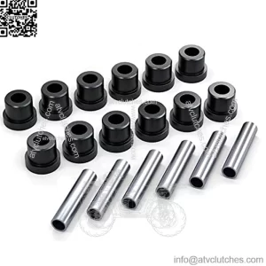 Rear Leaf Spring Bushing & Sleeves Kits for Club Car DS Golf Cart 1981-up & EZGO TXT/Medalist 1994-up, Replaces OEM 70289-G02 70291-G01 1012303 1015583