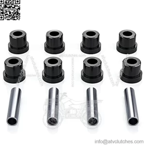 Golf Cart Rear Leaf Spring Bushings & Sleeves Kit for EZGO TXT/Medalist (94+) Gas/Electric, Club Car DS 1992-up, Include 8 Bushings 4 Metal Spacers
