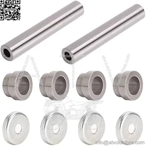 Steering Knuckle Outer Cover and Spindle Tube Spacer Kit for Yamaha G22/G29 G&E Golf Cart, Thrust Cover Bush Spacer Repair Kits OEM 2NL-23448-00-00,90381-17067-00 2NL-23517-00-00