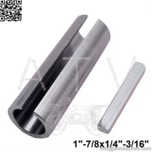 Generator shaft adapter pulley hole reducer sleeve bushing and key shaft 1"-7/8"*1/4"-3/16"