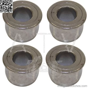 Set of 4 Front Wheel Bushings for Riding Mowers 1-3/8" OD 3/4" ID 1" Tall
