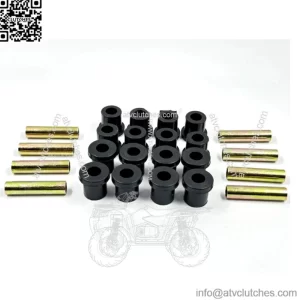 Golf Cart Front Rear Leaf Spring Bushing Kit (16+8) For Club Car DS 1981+