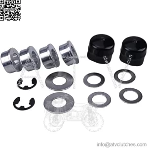 Front Wheel Bushing Kit Compatible with John Deere M123811 M123253 R27434 Z9972H Husqvarna Craftsman Poulan AYP 532009040 9040 9040H 121748X 121749X 12000029
