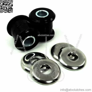 New Chrome Arlen Ness Polyurethane Handlebar Riser Bushings Damper Kit Harley (For: Harley-Davidson)