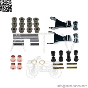 Golf Cart Front Rear end Bushing Kit W/ Shackle for Club Car Precedent 2004-2013
