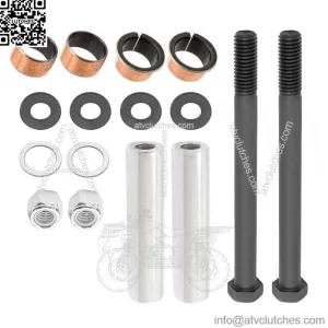 For EZGO TXT/PDS Golf Cart Spindle King Pin Tube Bushings Bolts Washers Kit G&E