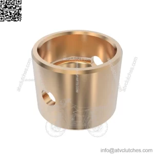 Cylindrical Alloy Bushing with Hole