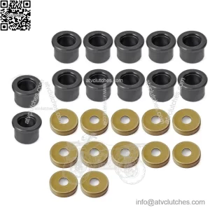 12X Front A Arm Bushing & Seal Caps Kit for Yamaha YFZ450 YFZ450R YFZ450X 04-22