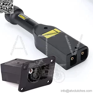 Golf Cart 36V PowerWise Charger Receptacle and W/Handle Plug,Charger Socket and Handle Plug for EZGO TXT Medalist Golf Carts 1996 & Up 73345-G01??73063-G01