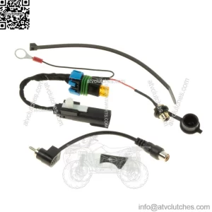 Heated Visor Plug Kit Electric Shields Replaces for Ski-Doo OEM # 860201283