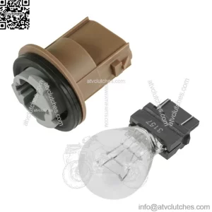 Taillight Socket w/ Bulb Fits Polaris Sportsman 570 4x4 2014 2015 2016 2017-2021