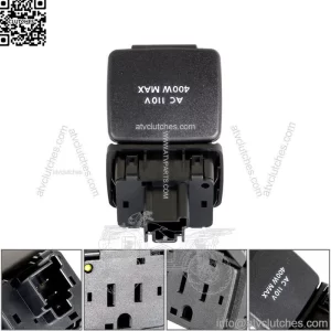 FL3Z-9N236A 110V 150W Center Console Rear Power Outlet For 2015-2016 Ford F150