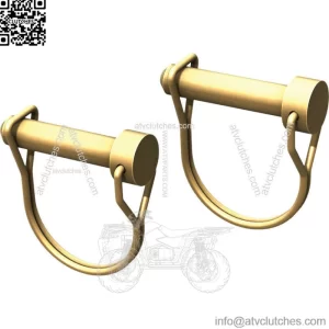 Open Trail ATV Push Tube Pin Kit Pair Plow Accessory | 105188 (For: Kawasaki Teryx4 800)