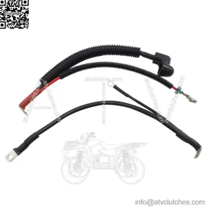 Drag Specialties Battery Cable 1/4 5/16 Terminals Set 2017+ Harley Touring (For: Harley-Davidson)
