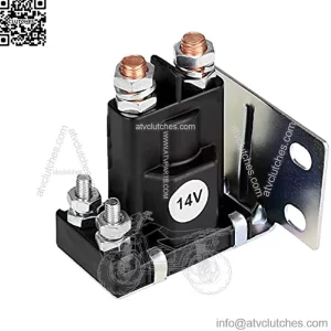 Golf Cart 14V Solenoid for EZGO TXT Medalist ST Series 1994-up Gas Vehicles, 200A 4 Terminal, Replace OEM 27153-G01 27153G01 612813