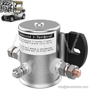 36 Volt Continuous Duty Solenoid Relay for EZGO Electric Golf Cart, 70 Series OEM# 27855G01 11761G1 27855G02 31680G1 3016