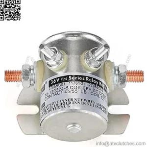 EZGO Solenoid,EZGO TXT 1980-2010 Electric Golf Cart 36 Volt 4 Terminal #70 Series Solenoid Relay,Replace OEM 27855G01, 11761G1, 27855G02, 31680G1, 3016