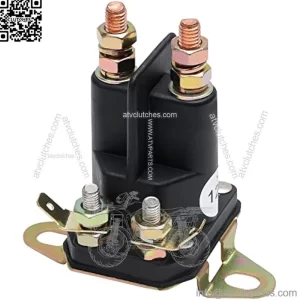 4 Pole Starter Solenoid Relay Switch 145673 Compatible with Briggs Stratton 192507 532192507 Engine MTD Sears and Craftsman LT1000,Poulan Husqvarna Replaces 28-4210,110167,47-1910,532146154