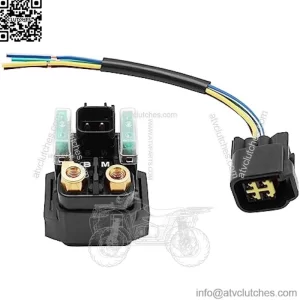 Starter Solenoid Relay & Plug for Yamaha Raptor 700 700R 250 125 2006-Up Kodiak 450 2018-Up 5UG-81940-00-00 5B4-81940-00-00 4D3-81940-00-00