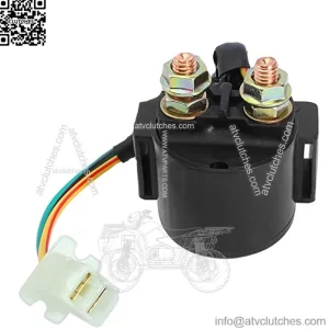 Starter Solenoid Relay Compatible with Yamaha Tri Moto Virago Wolverine Warrior TTR225 TTR250 YFM350 YFM350FX XV535 XJ550 XJ650 XJ750 XJ900 XS850 XS1100 XV500 XV750 XV920 XZ550 YTM200 YTM225