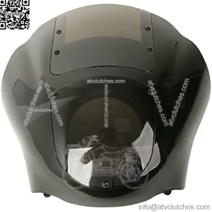 Detachable Quarter Fairing Kit & Smoke Windshield For Harley Sportster XL 883 1200 N Iron XL883 Dyna (Requires the installation of Docking Hardware Kit P/N 58164-96A.),2pcs Badges Double Layer Emblems Fits Harley CVO Custom Tank Emblems (Gloss Black),TCT-MOTORPARTS Engine Guard Bar 1.25" Mustache Highway Bars Fit for Harley Touring Road King FLHR Street Glide FLHX 2009-2023; FLHTC FLHRC Freewheeler FLRT CVO Street Glide FLHXSE '15-23 Chrome,Sissy Bar Backrest Luggage Rack Docking Latch Clip and Side Plate Mounting Bracket Grommet Black Latch Clip and Grommet for Harley Davidson 1986-2022,Black Stainless Steel Seat Bolt Screw for Harley Davidson 1996-2023